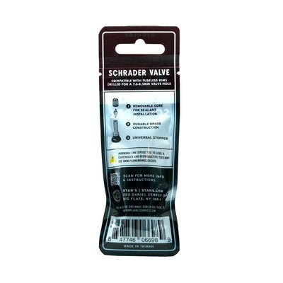 Tige de valve Stans Stan's (paire) - universelle, schrader, base 10 mm - 32 mm