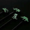 Dinosaurus Glow-in-the Dark Skeleton-Gum crayon