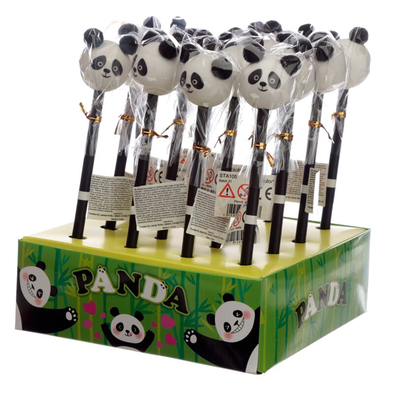 Panda - crayon pom pom