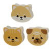 Ensemble de 3 adoramals pug kat shiba inu gummen