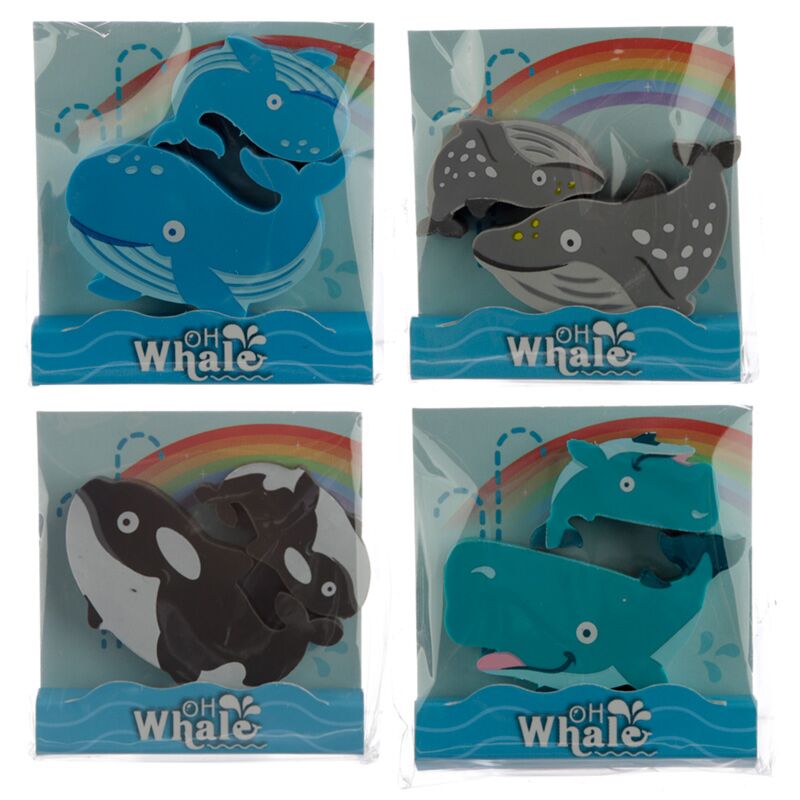 Ensemble de 2 gummen de baleines