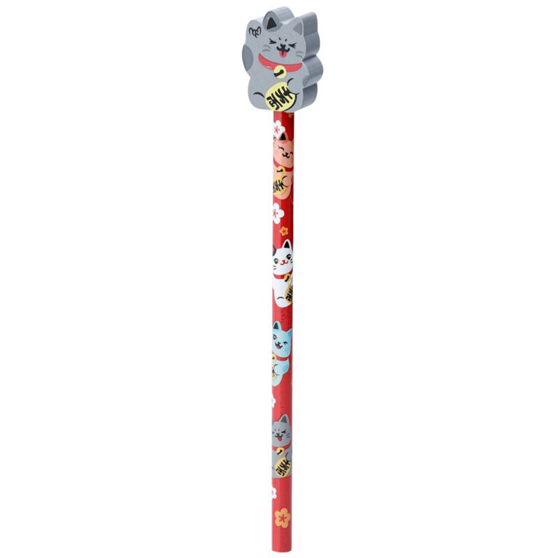 Maneki Neko Happiness Cat - Gum crayon
