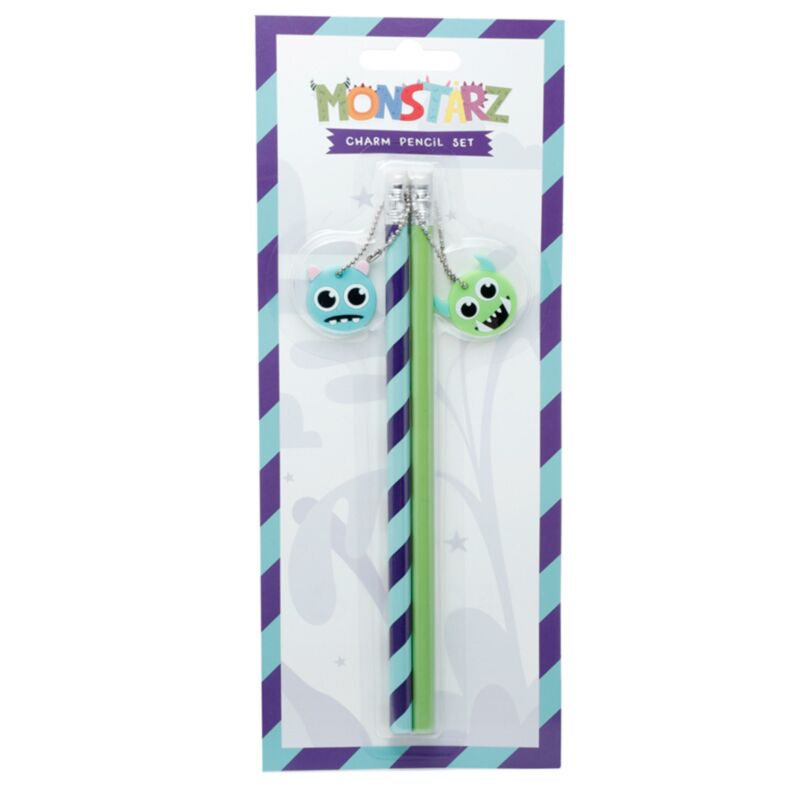 Ensemble de 2 charmes PVC Crayon - Monstarz Monster