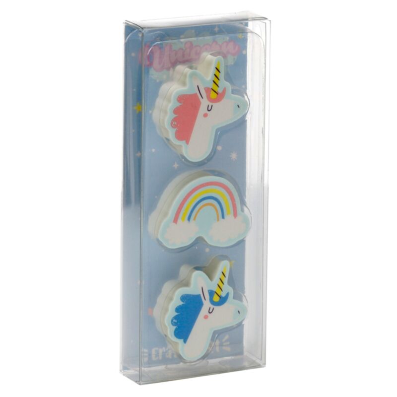 Ensemble de 3 gummen magiques de la licorne