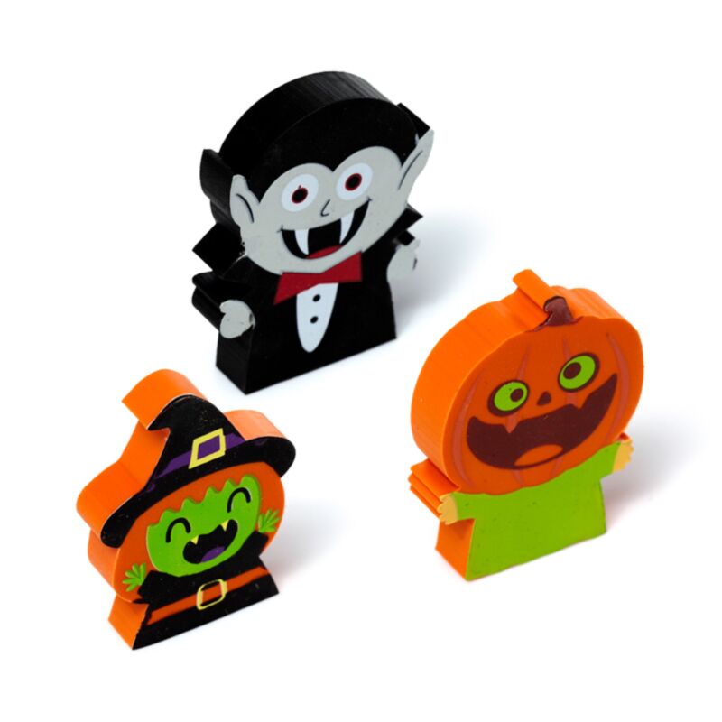 Ensemble de 3 sorcières, gummen de citrouille Vampier