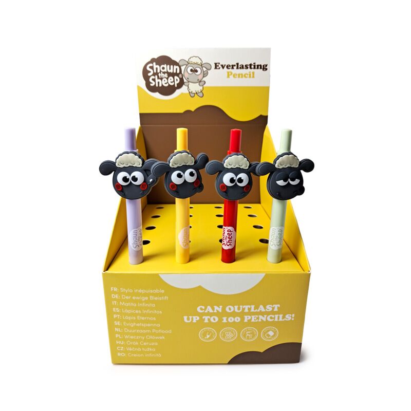 Kawaii mignon Shaun le mouton crayon infini