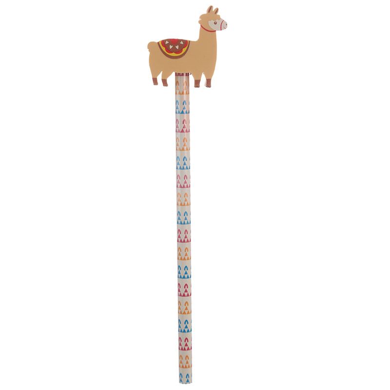 Oh mon lama - crayon de gomme