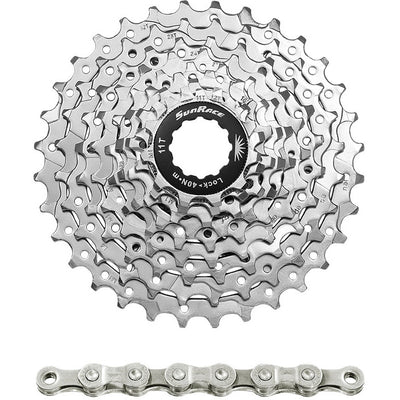 Spanninga sunrace combipack csm96 9v 11-32t avec chaîne cnm94