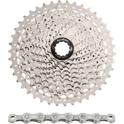 Spanninga sunrace combipack csms3 10v 11-42t avec chaîne cn10a
