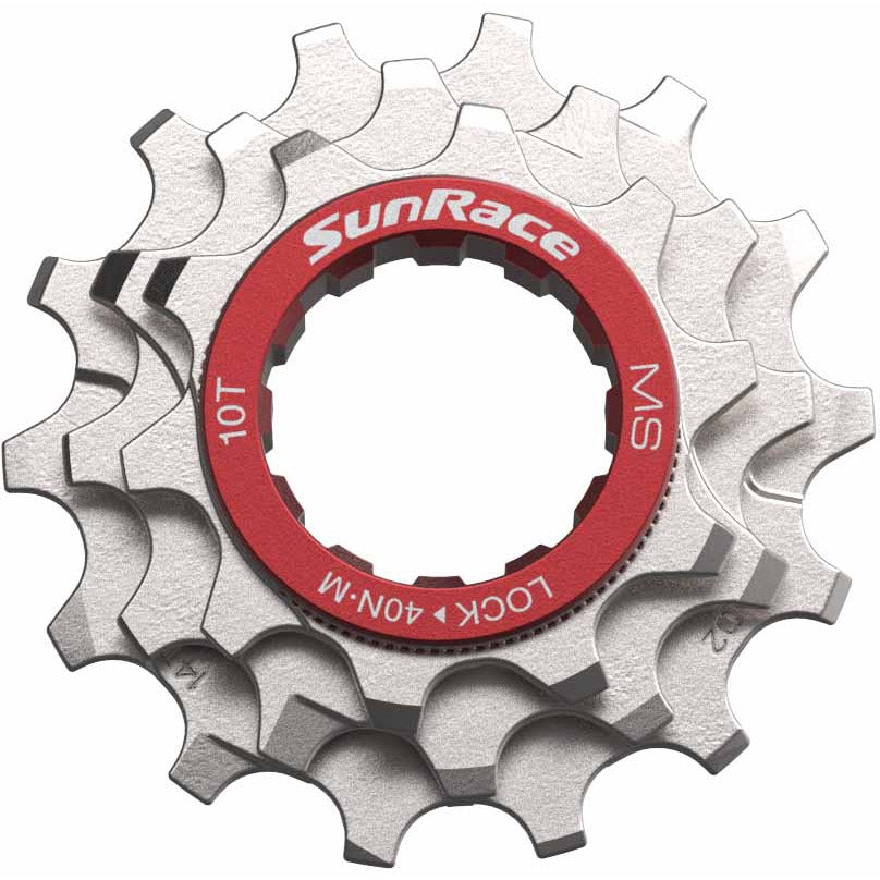 Jeu de pignons Spanninga Sunrace 10-12-14 dents microspline argent