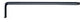 Clé hexagonale Stahlwille 5 64 longue + rotule (u)