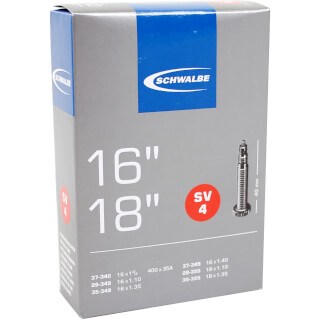 Chambre à air Schwalbe SV4 16 18 28 37-340 355 fv 40mm