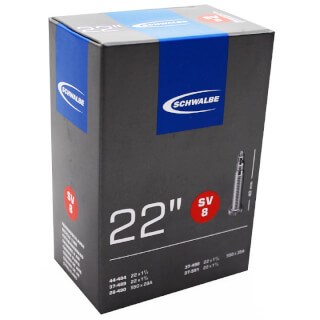 Tube intérieur de Schwalbe 22x1,3 8 SV8