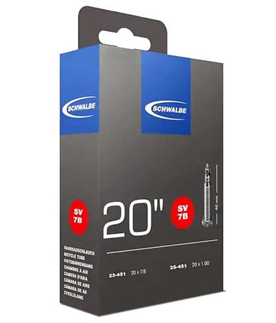 Schwalbe intérieur tube fv sv7b 20 étroit 23 25-451 (lumière supplémentaire)
