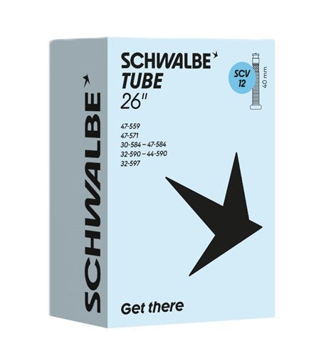 Tube intérieur de Schwalbe SCV12 26 30 47-559 597 40 mm
