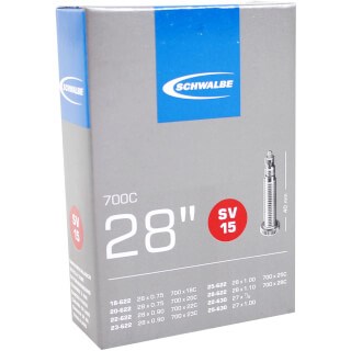 Schwalbe Inner Tube dv15 28 inch race 18 25-622 dv 40 mm