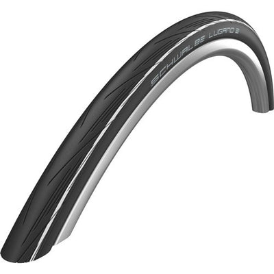 LUGANO II TIRE TIRE 28 x 1,00 (25-622) Blanc noir