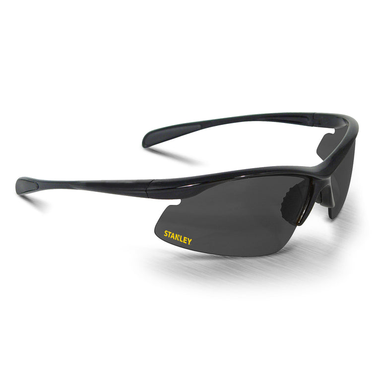 Lunettes de sécurité courbées à base 10 Stanley | verre foncé - sy150-2d eu