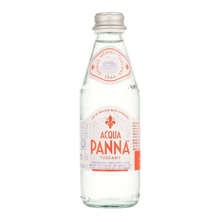 Acqua panna san pellegrino gazéifiée (24x 25cl)