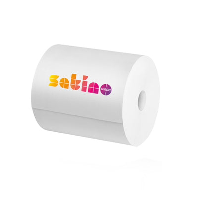 Rouleau industriel Satino confort blanc 2 couches (2 rouleaux de 525 mètres)