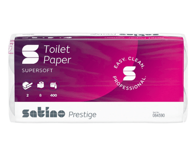 Papier toilette Satino prestige cellulose 4 épaisseurs (72x150 feuilles)