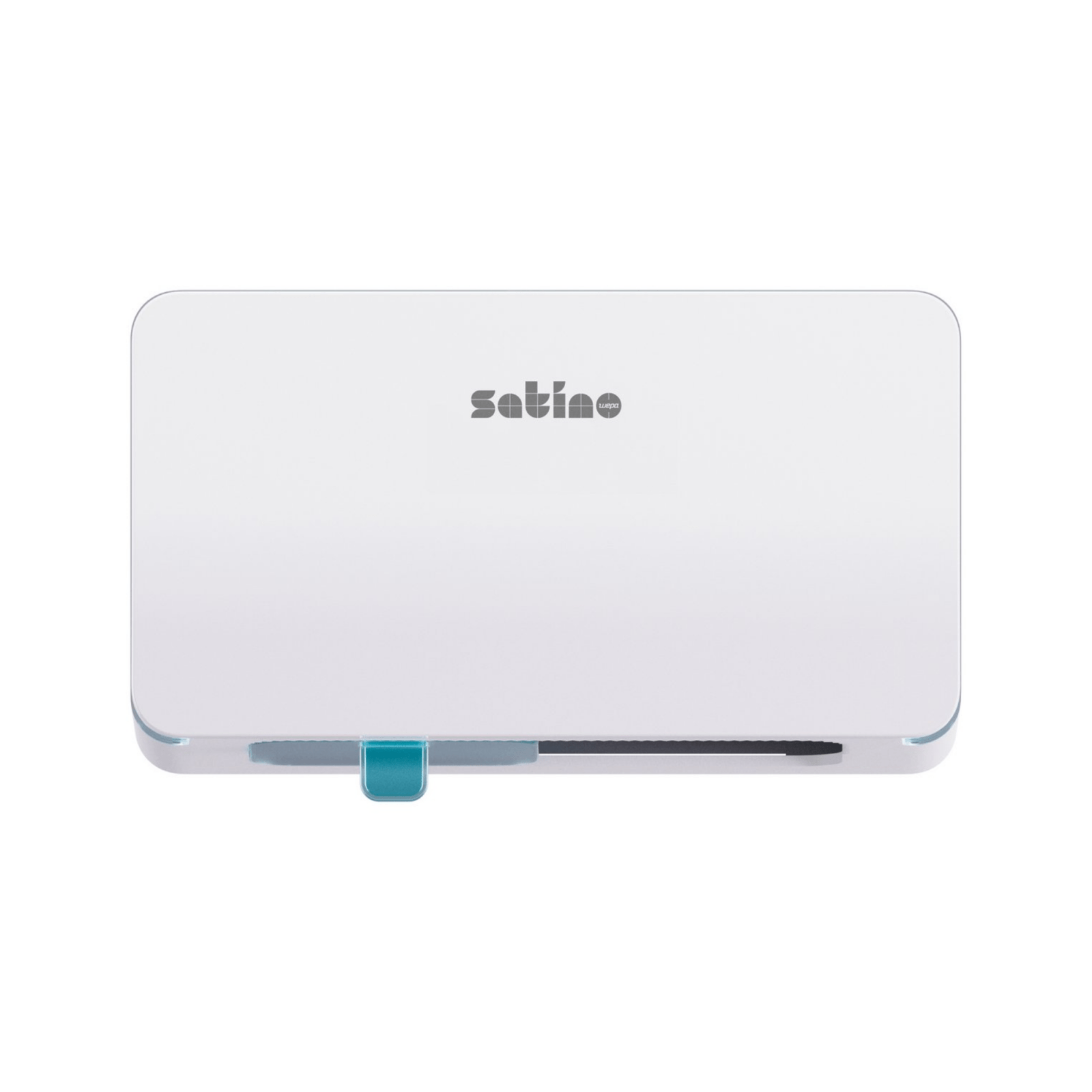 Distributeur de papier toilette Satino horizontal double rouleau blanc