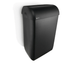 Poubelle en plastique noir Satino (43 litres)