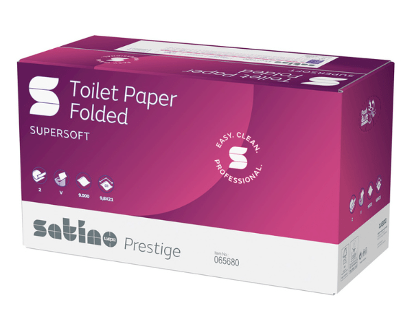 Papier toilette recyclé Satino en vrac 2 couches (30x 300 feuilles)