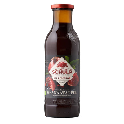 Schulp power juice jus de grenade pur bio bouteille (6x 0,75 litres)