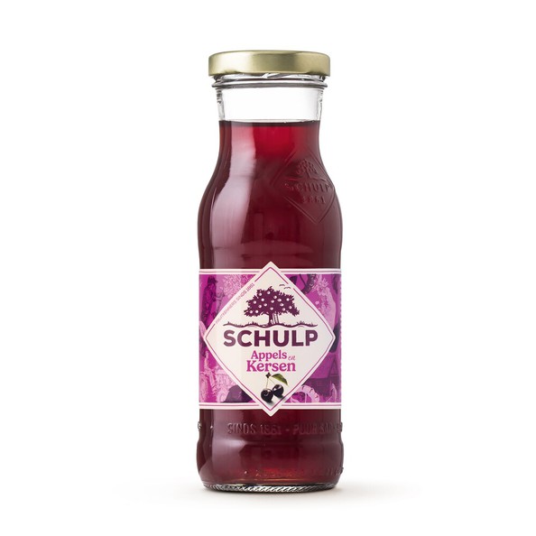 Bouteille de jus de pomme cerise Saint-Jacques (15x 20cl)
