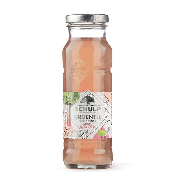 Jus de Saint-Jacques pomme rhubarbe bio bouteille (15x 20cl)