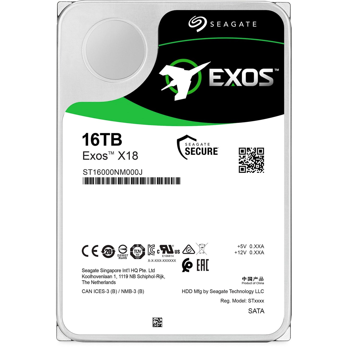 Seagate Exos x18, 16 To