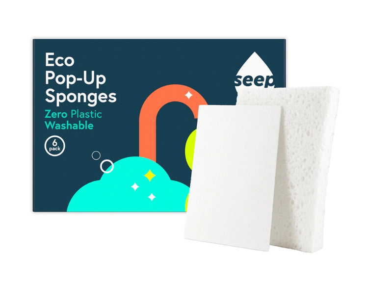 Éponges pop-up Seep eco - 6 pièces