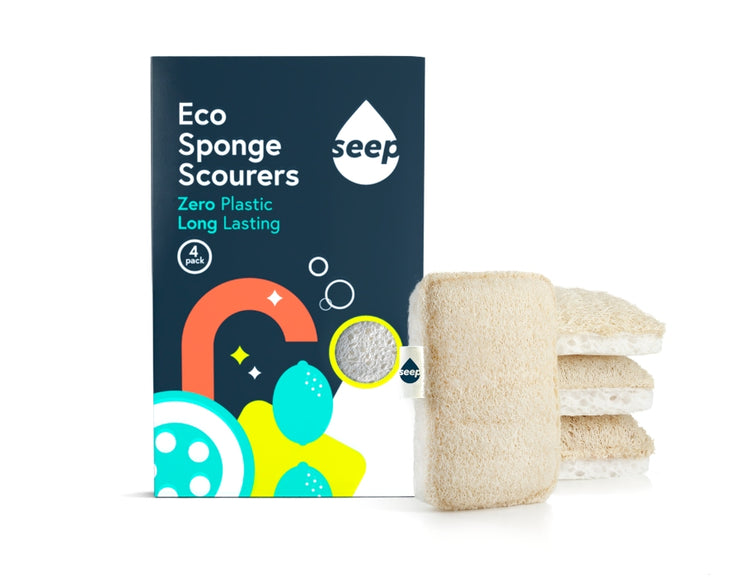 Éponge à récurer Seep luffa - 4 pièces