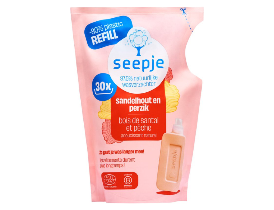 SEEPJE NAVUISATION - Cablideur de tissu - Sandelhout et Peach