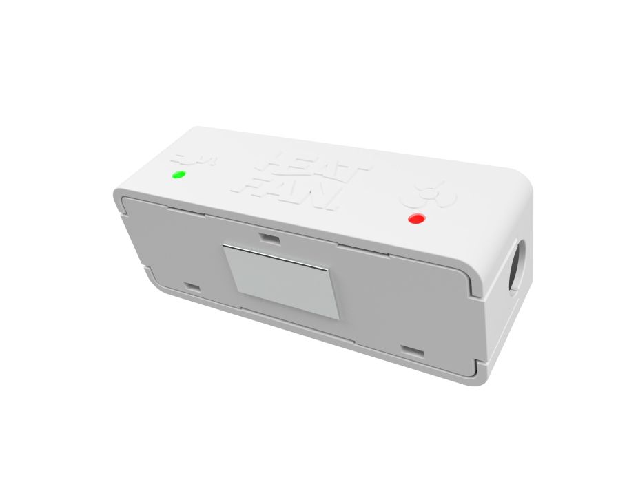 Capteur de chaleur au ventilateur de chaleur blanc