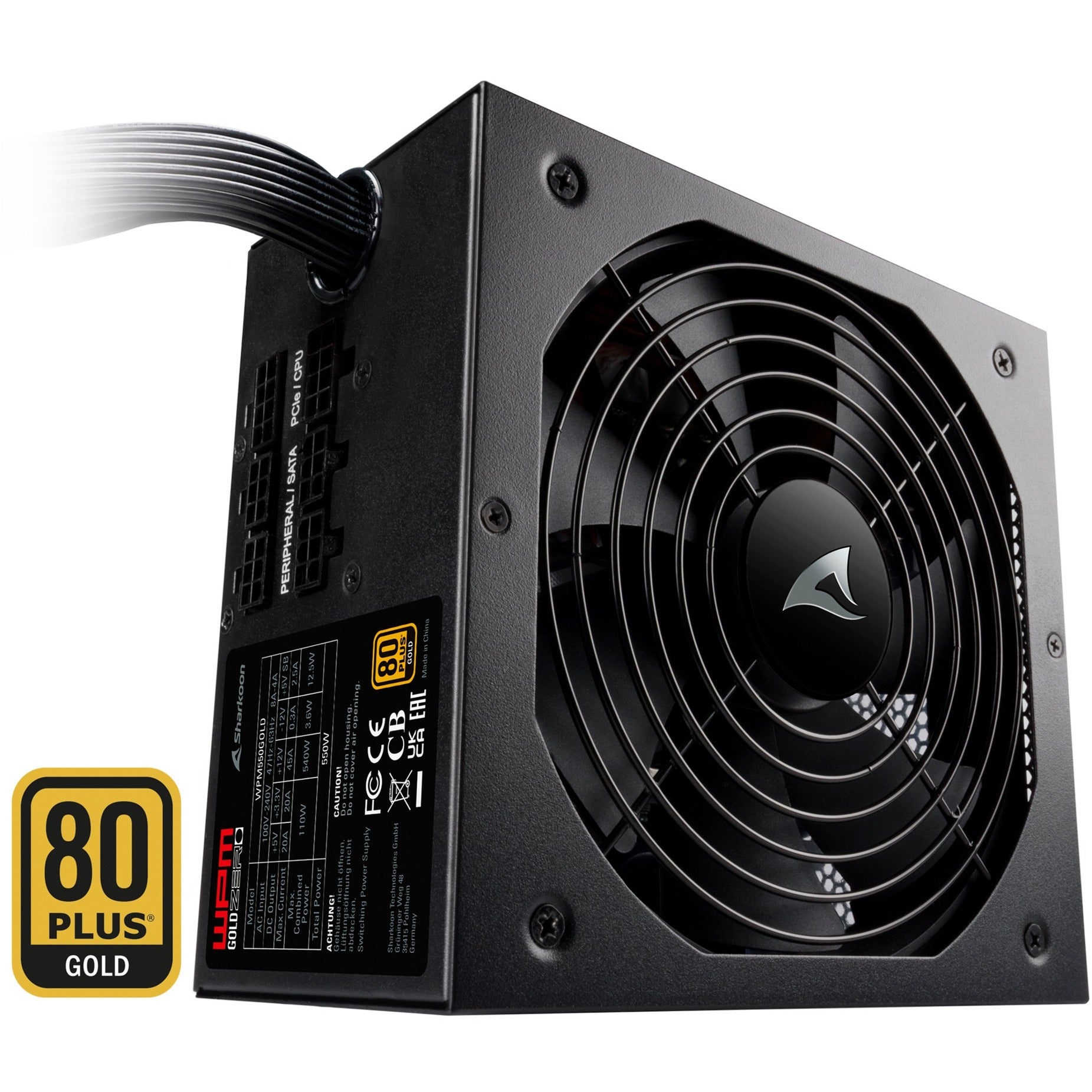 Sharkoon WPM Gold Zero 550W