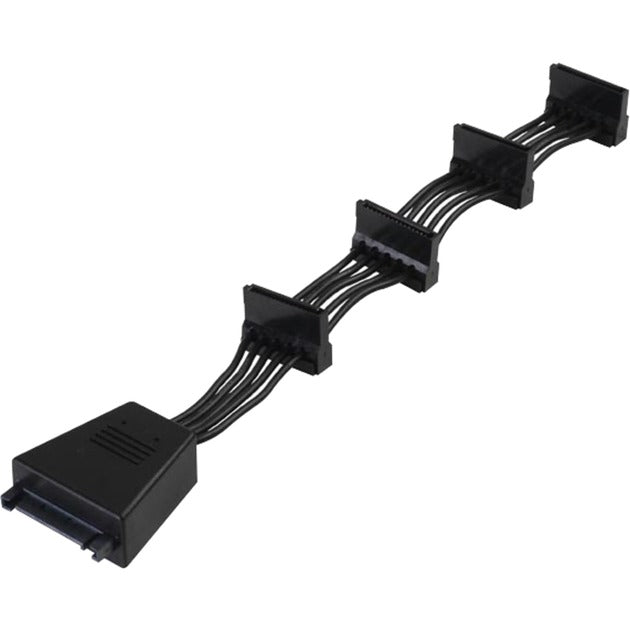 Adaptateur Silverstone 15 broches Sata> 4x Sata à 15 broches