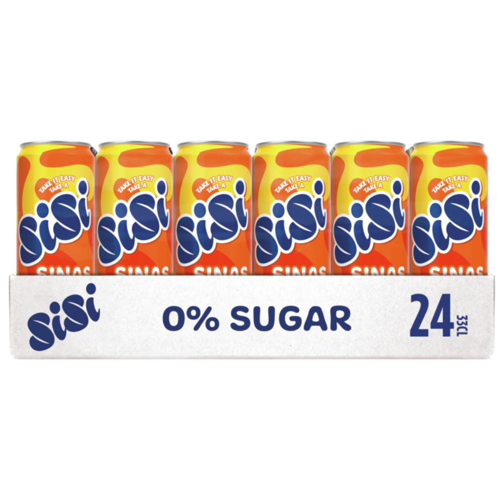Canette Sisi orange zéro élégant (24x 33cl)