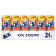 Canette Sisi orange zéro élégant (24x 33cl)