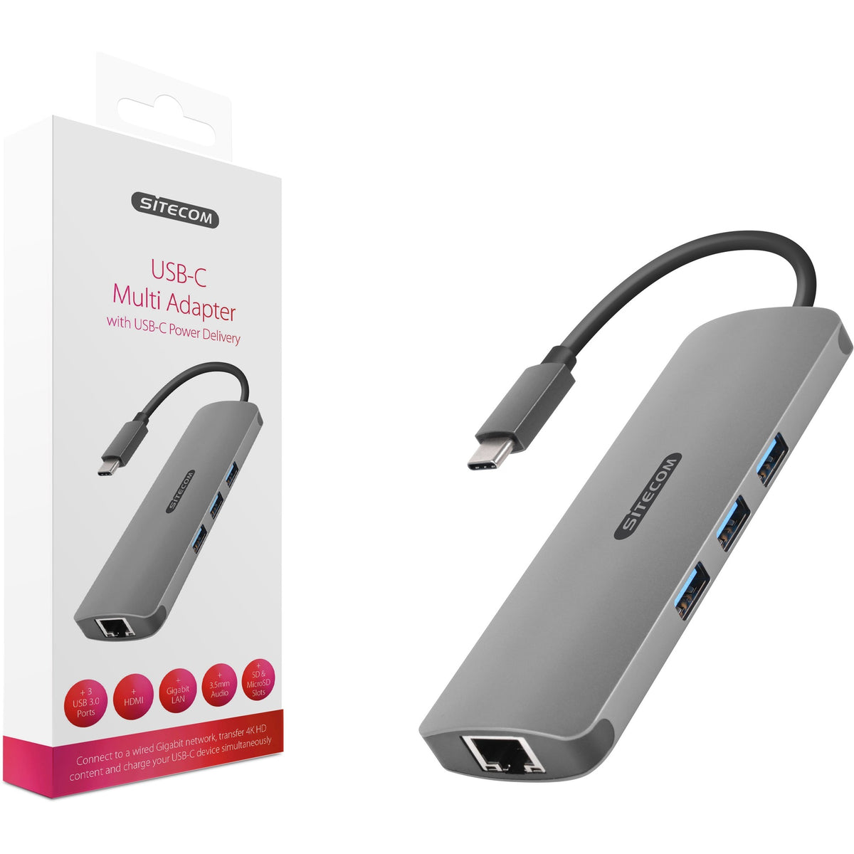 Sitecom usb-c multi-