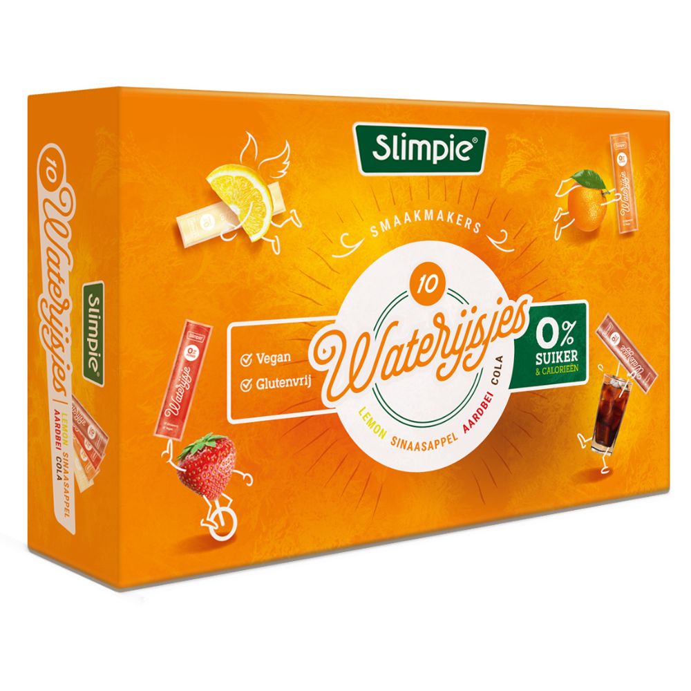 Glaces Slimpie 0% sucre (12x 10 pièces)