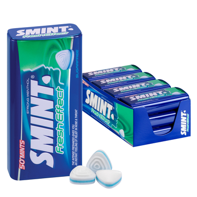 Boîte de menthol fort effet frais Smint (12x 35gr)