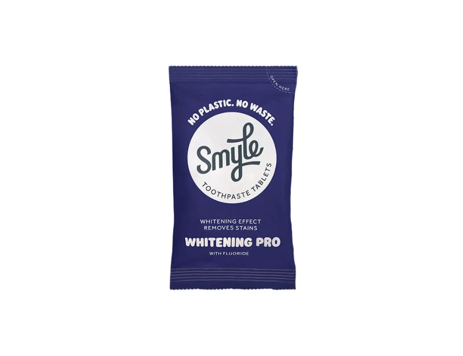Tabs de dentifrice smyle blanchissant la recharge 65e. Fluorure