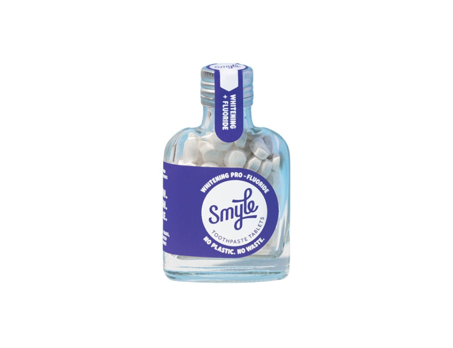 Tabs de dentifrice Smyle Bouteille de blanchiment 65e. Fluorure