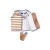 Softlines Brown White Striped Swimming Gest 3-6 ans