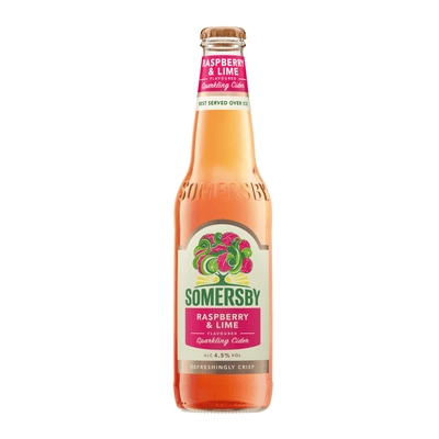 Bouteille de cidre citron vert framboise Somersby (24x 33cl)