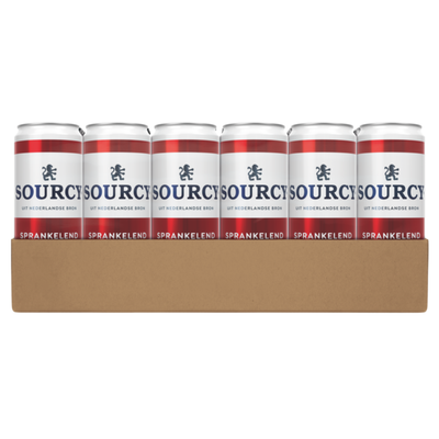 Canette lisse rouge Sourcy (24x 33cl)