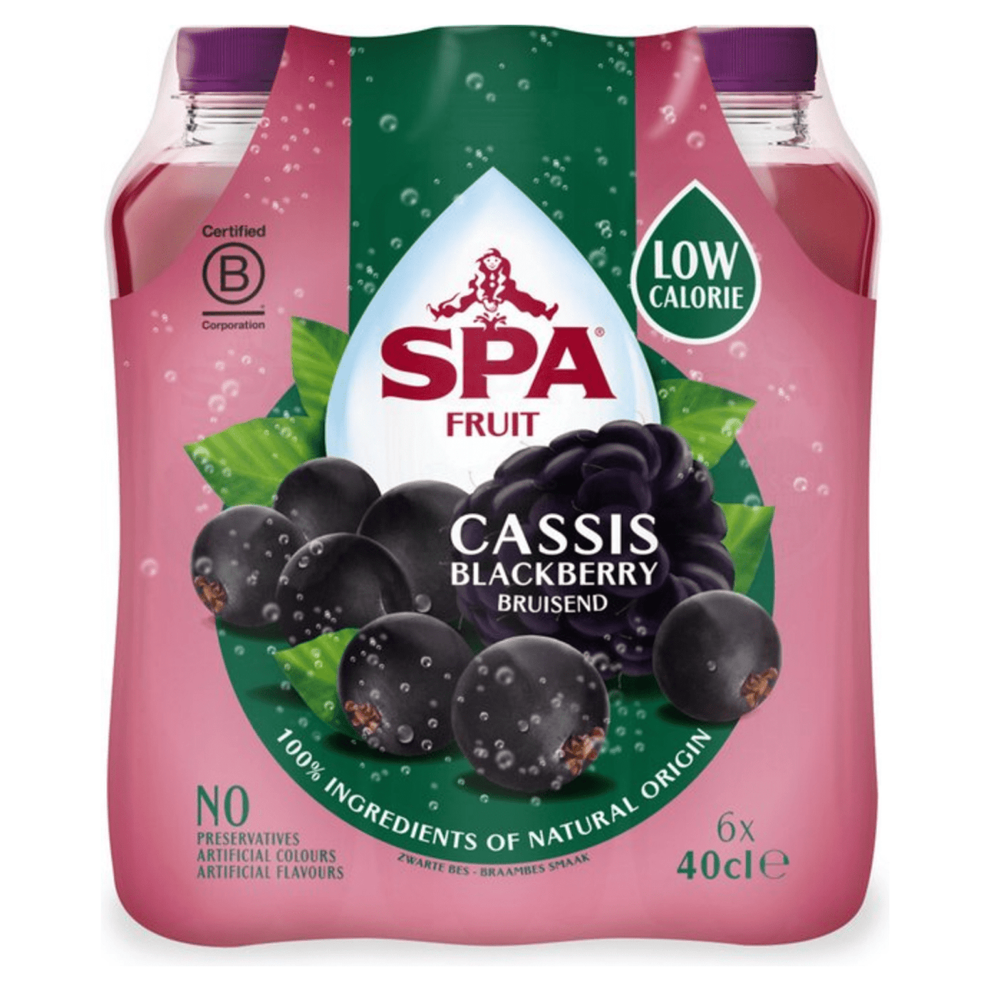 Spa fruit cassis mûre pet (6x400ml)