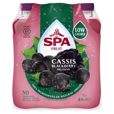 Spa fruit cassis mûre pet (6x400ml)
